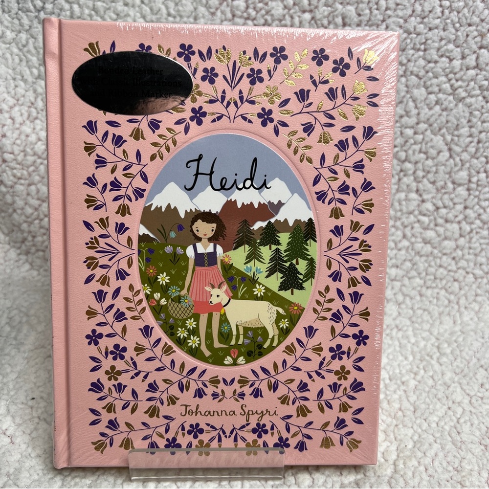 Heidi Children’s Book Bonded Leather Sealed Ribbon Marker Gold-Edged Pages
